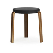 Tap Stool Walnut/Black